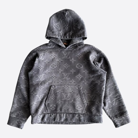 Louis Vuitton Grey 2054 Monogram Hoodie - Picture 1 of 6